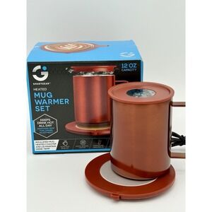 SmartGear Heated Mug Warmer Set 12oz USB Coffee Cup Heater STG-7219-TX Copper